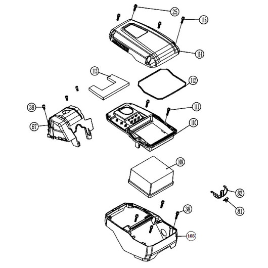 Воздушный фильтр Champion CP350